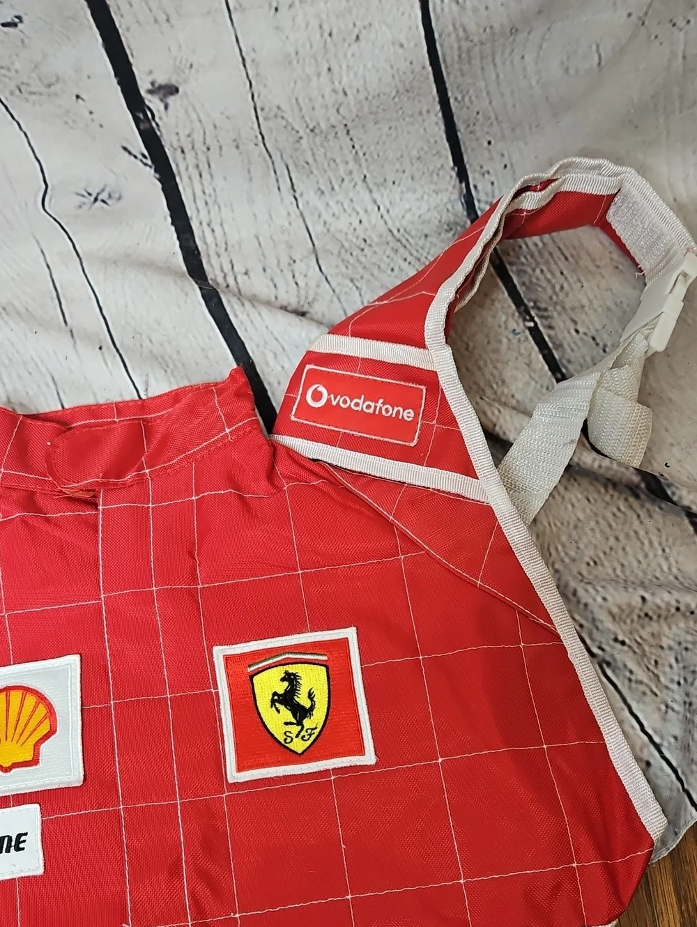 Ferrari Official Gear F1 Driver Uniform Backpack Red Patches